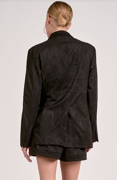 Suede Blazer