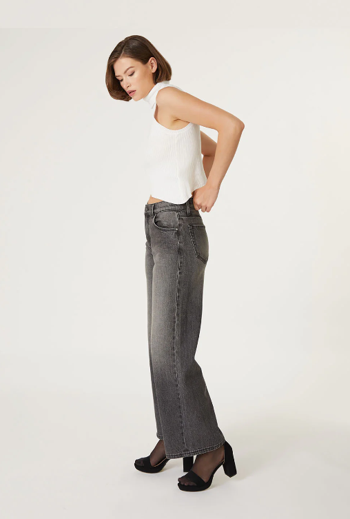 SOHO Fitted Wide Leg Jeans