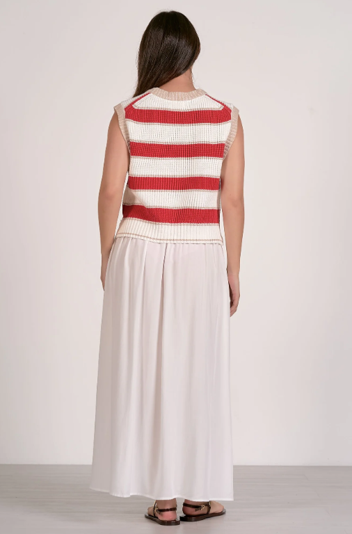 Slate Sleeveless Sweater