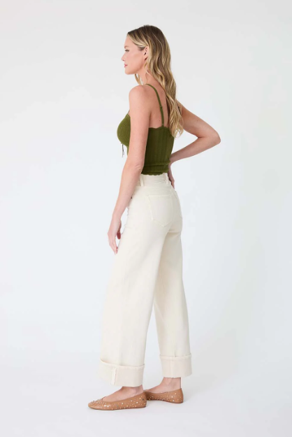Vintage Selvedge Wide Leg Cuff Jean