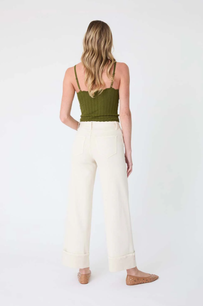 Vintage Selvedge Wide Leg Cuff Jean