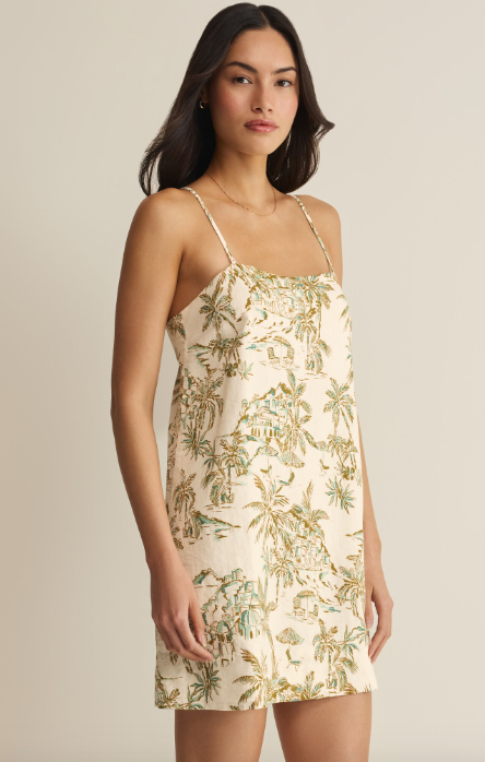 Maude Tiki Tide Mini Dress