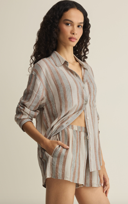 The Perfect Striped Button Up