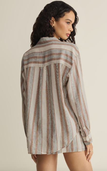 The Perfect Striped Button Up