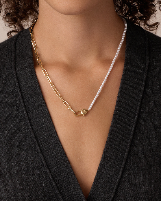 Florence Pearl Chain Necklace