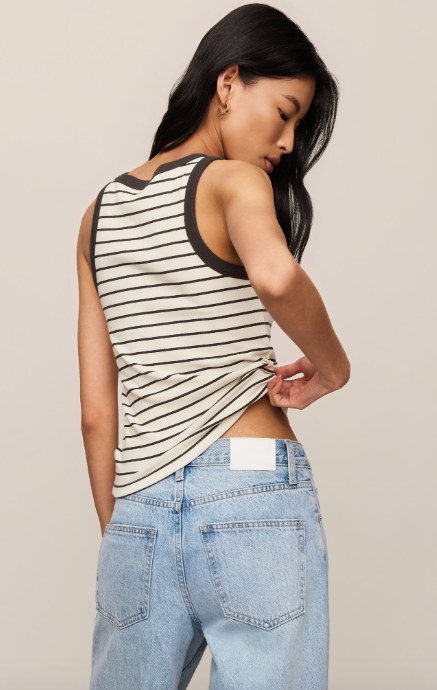 Rowe Striped Scoop Tank