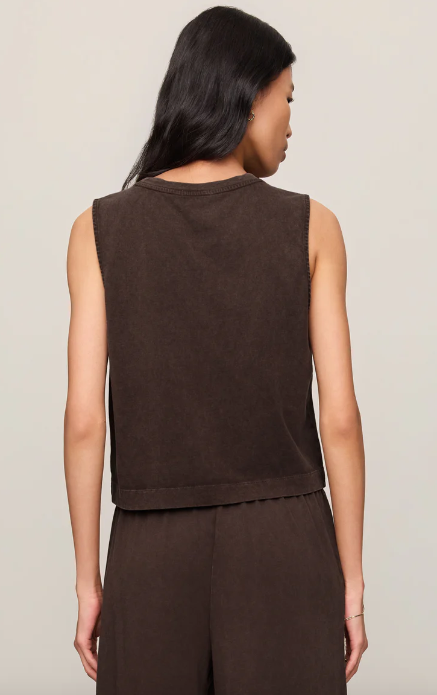 Sloane Jersey Muscle Tank