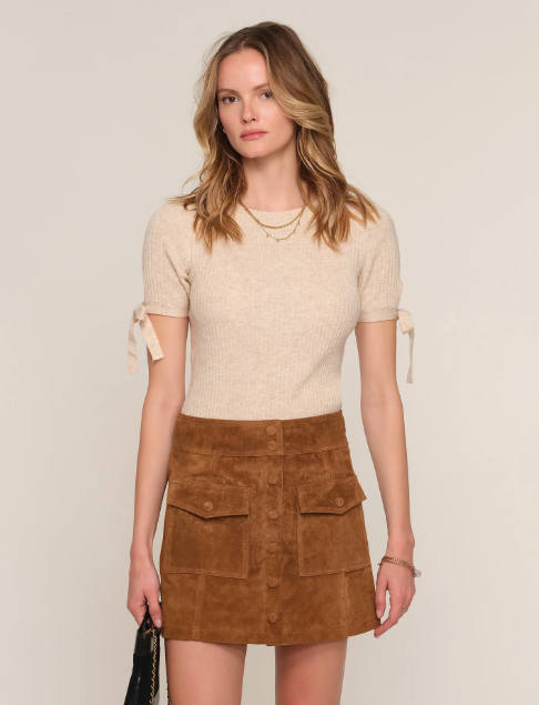 Jina Suede Skirt