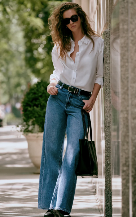 Head Turner High Rise Wide Jeans