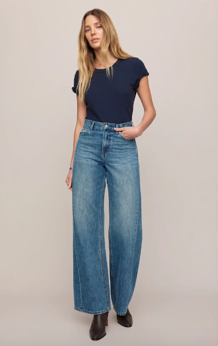 Head Turner High Rise Wide Jeans