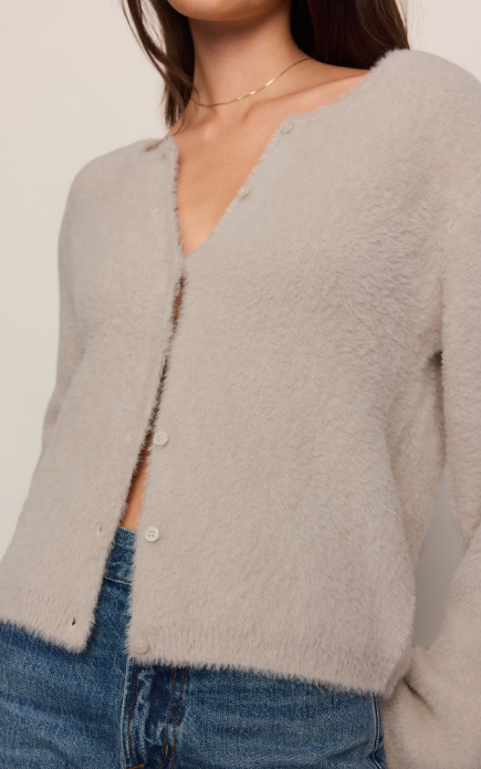 Winterglow Fluffy Cardigan