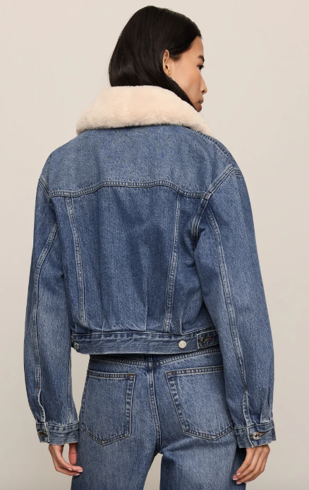 Dailey Denim Fur Jacket