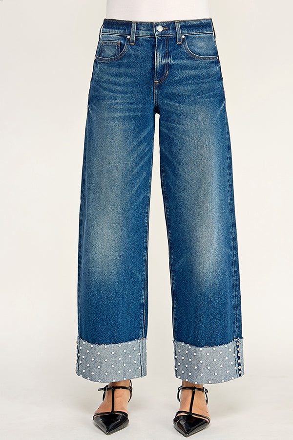 Parker Cuff Studded Jean
