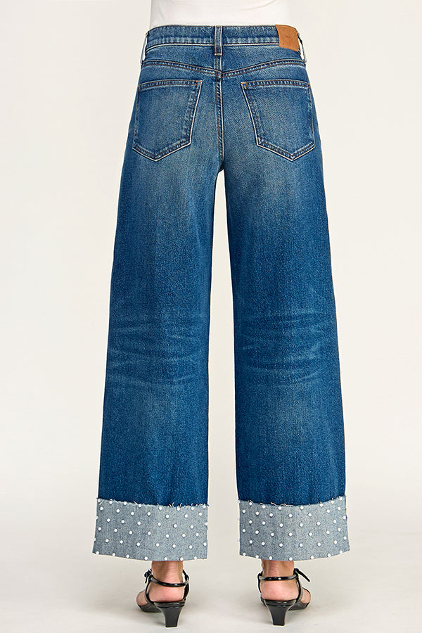 Parker Cuff Studded Jean