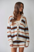 Striped Cardigan