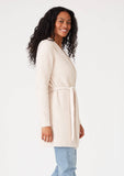 Long Sleeve Belted Hooded Cardigan