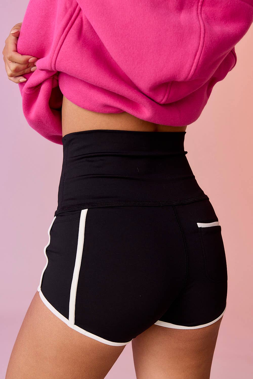 Ella Contrast Piping Shorts