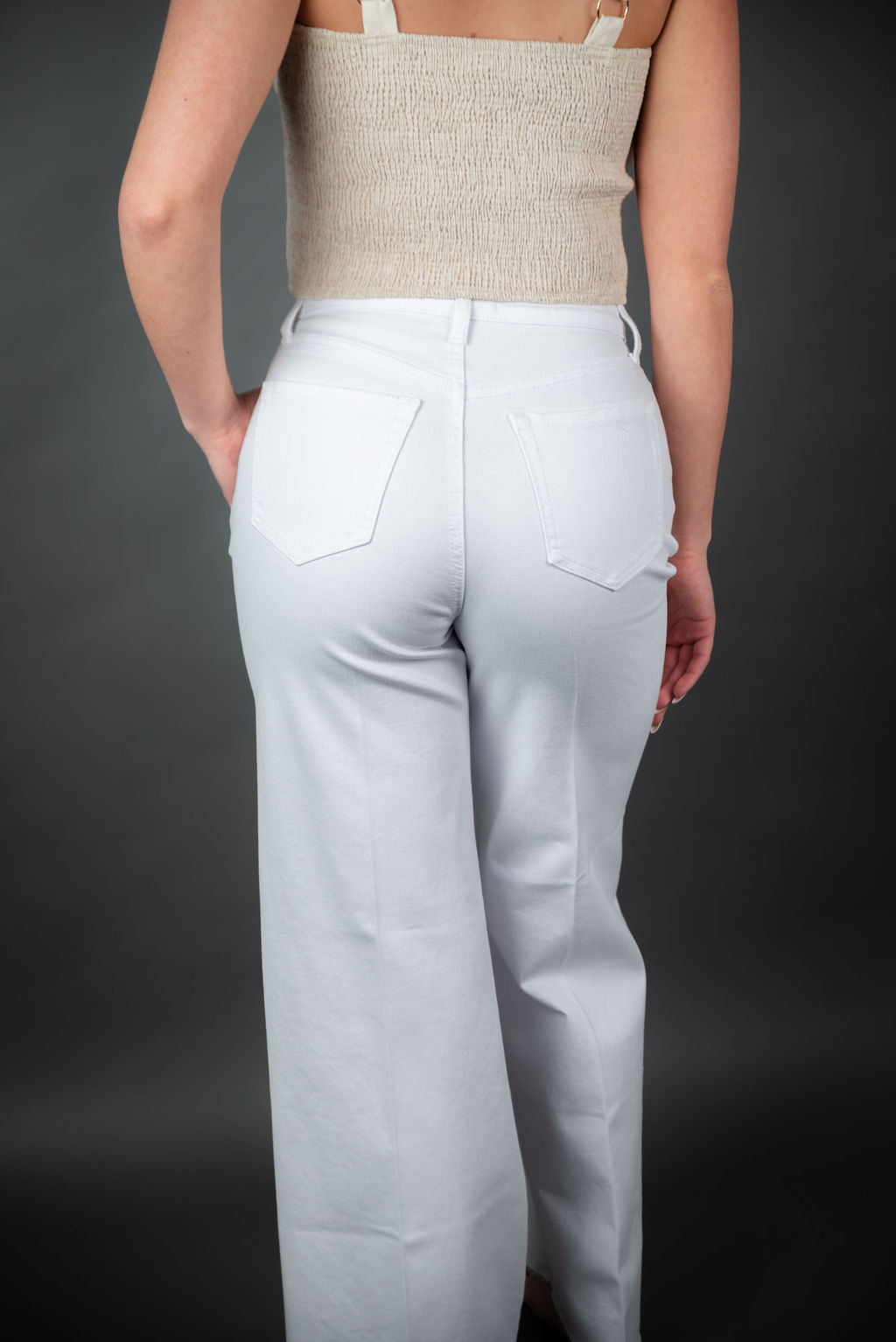 Hudson Crop Wide Leg Jeans