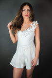 Justine Floral Applique Bodysuit