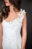 Justine Floral Applique Bodysuit