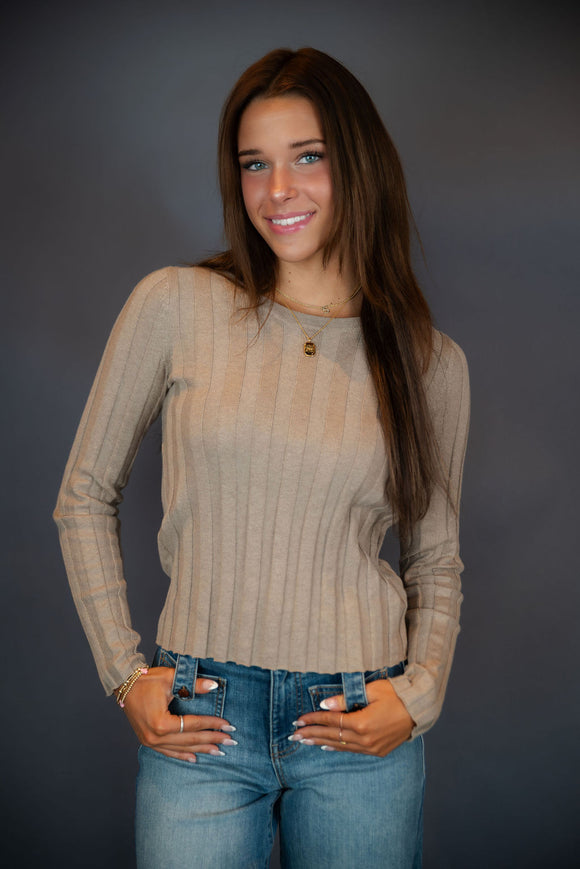 Ribbed Essential L/S