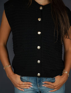 Sleeveless Cardigan