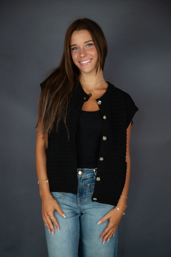 Sleeveless Cardigan